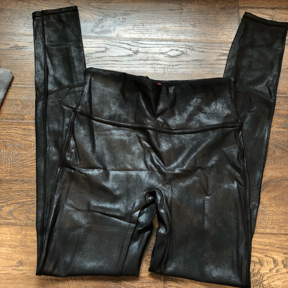 Spanx faux leather leggings